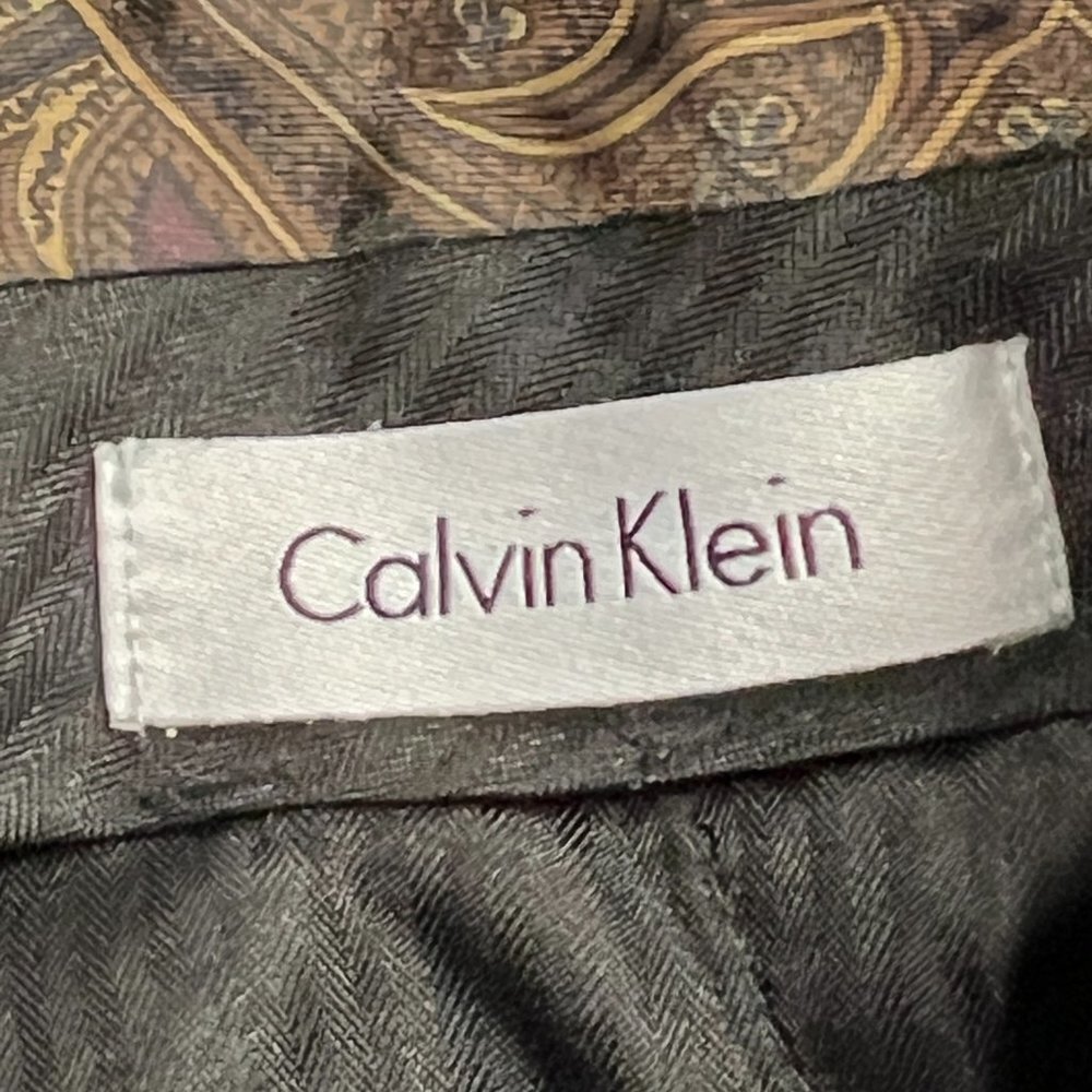 Calvin Klein Blue Dress Pants Wool Mens 34 x‎ 31 - Picture 6 of 8